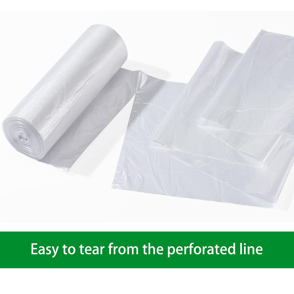 TYPLASTICS Clear Trash Can Liners - High Density

