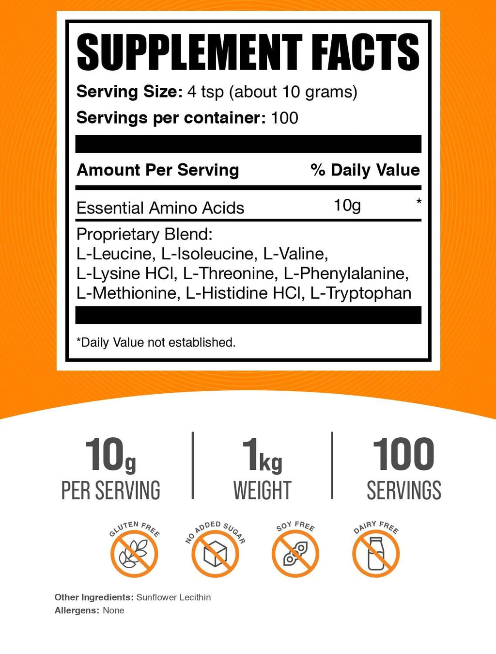 BulkSupplements Essential Amino Acids Powder | EAA Supplement

