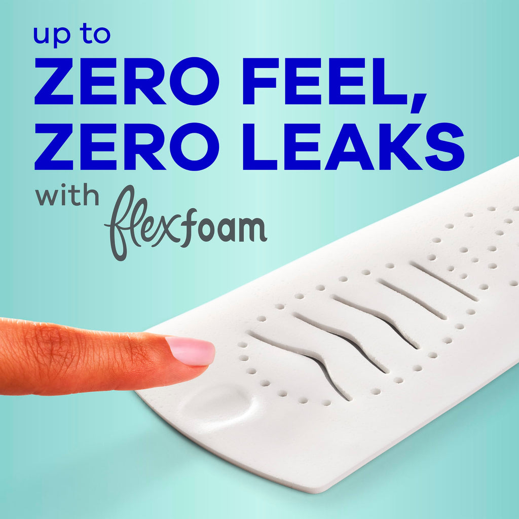 Pads Always Pure Cotton FlexFoam Unscented with Wings

