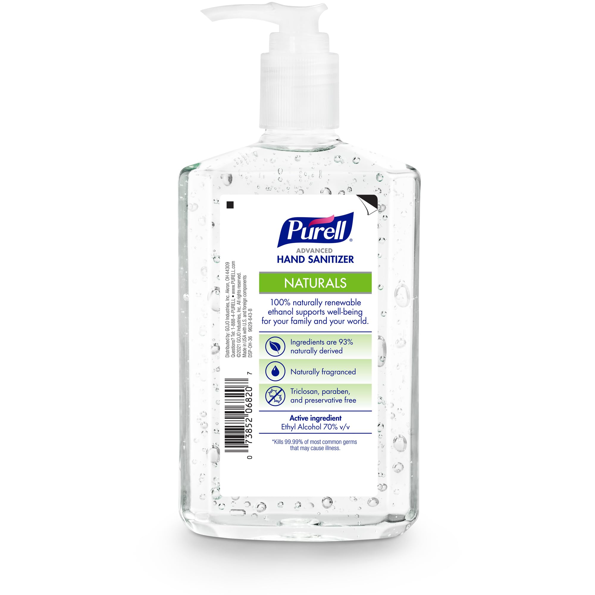 Purell Advanced Hand Sanitizer Naturals

