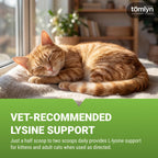 L-Lysine Powder for Cats by Tomlyn | Immune Support

