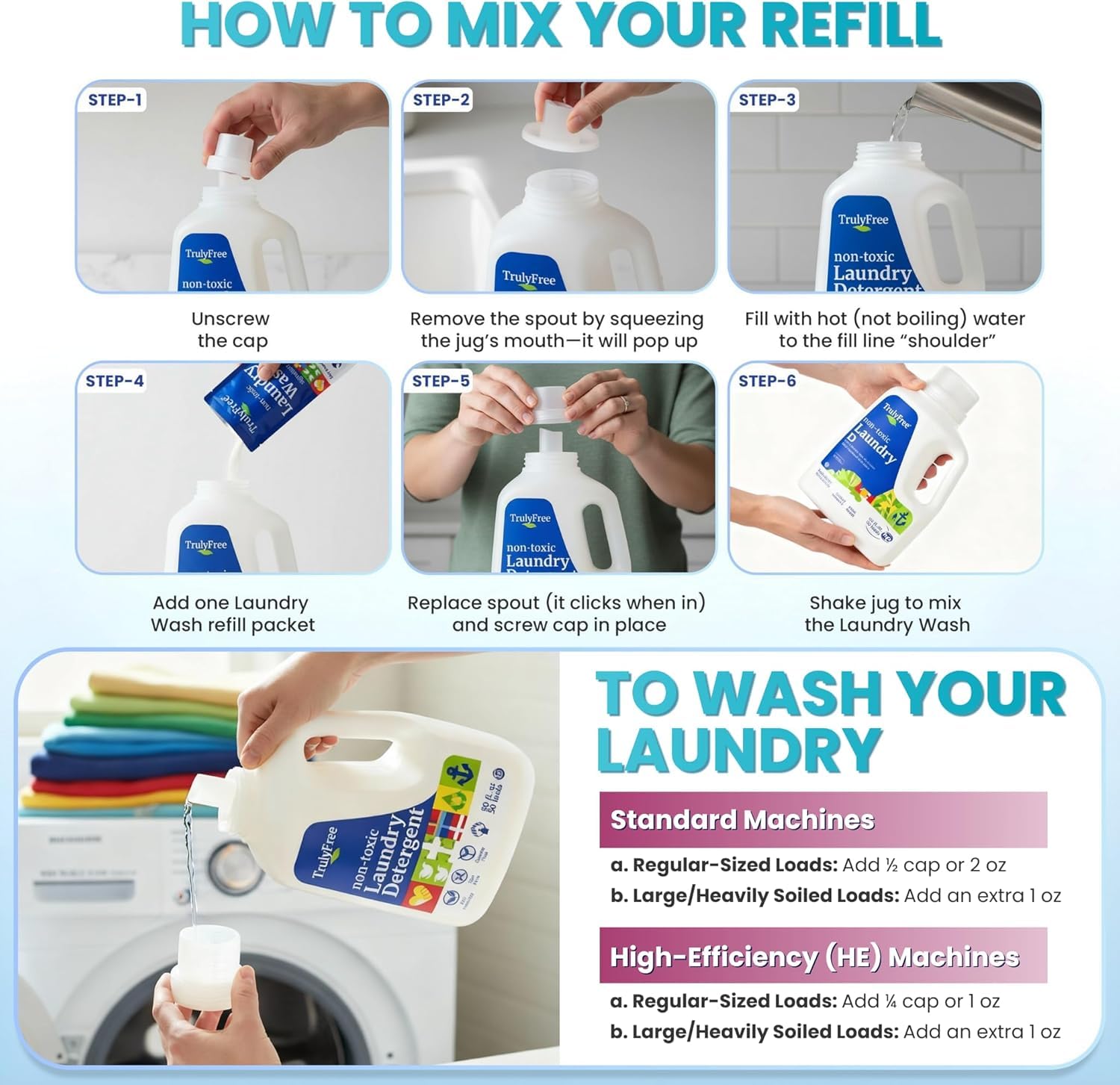 Truly Free Laundry Detergent - Plant-Based

