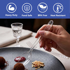 SACATR Disposable Plastic Spoons Heavy Duty BPA-Free


