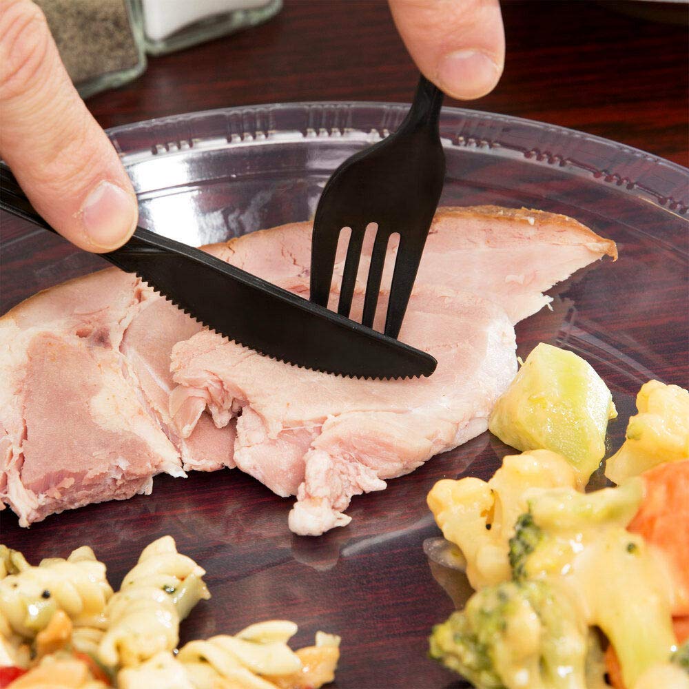 Black Cutlery Kit with Napkin & Salt Pepper Packets

