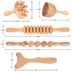 Komogir Maderoterapia Massage Tools for Deep Muscle Relief

