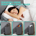Vekkia Bed Wedge Pillow Gap Filler Headboard Stop Pillow Slips

