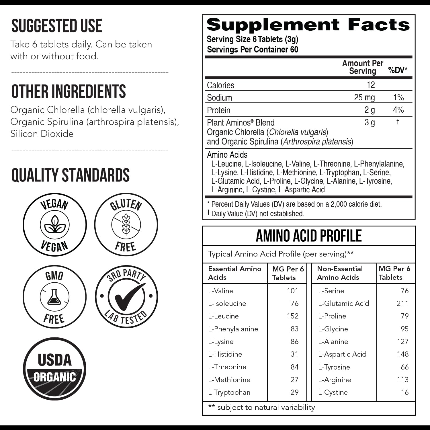 Amino Acids by Triquetra Health: Plant-Based Essentials

