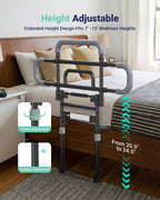 Bed Rails for Elderly Foldable with Adjustable Height

