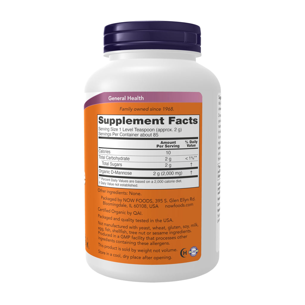 NOW Foods D-Mannose Powder Non-GMO Project Verified

