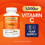 Vitamin C Timed-Release Capsules with Acerola & Rose Hips

