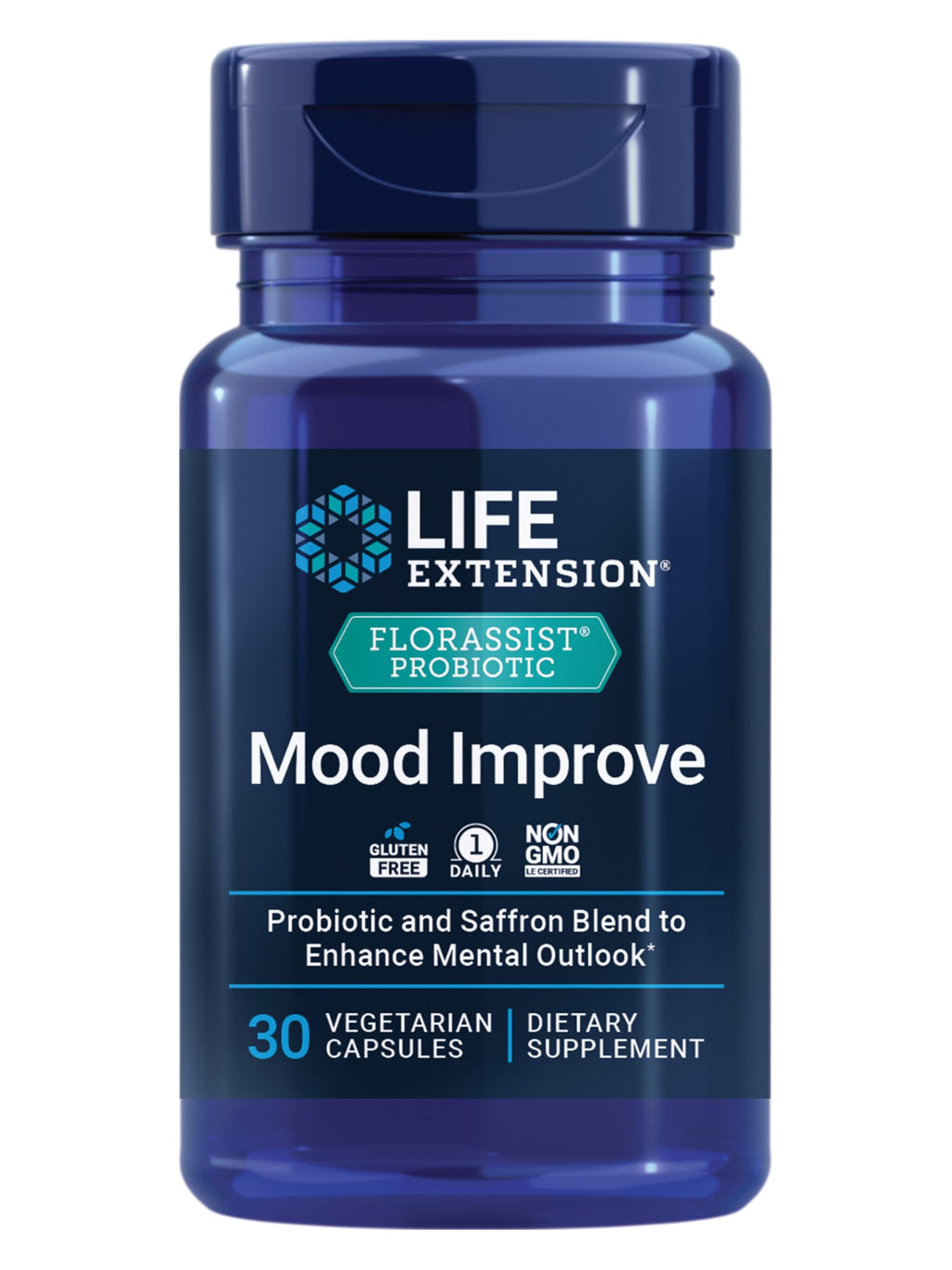 Life Extension FLORASSIST Mood Improve Probiotic Saffron

