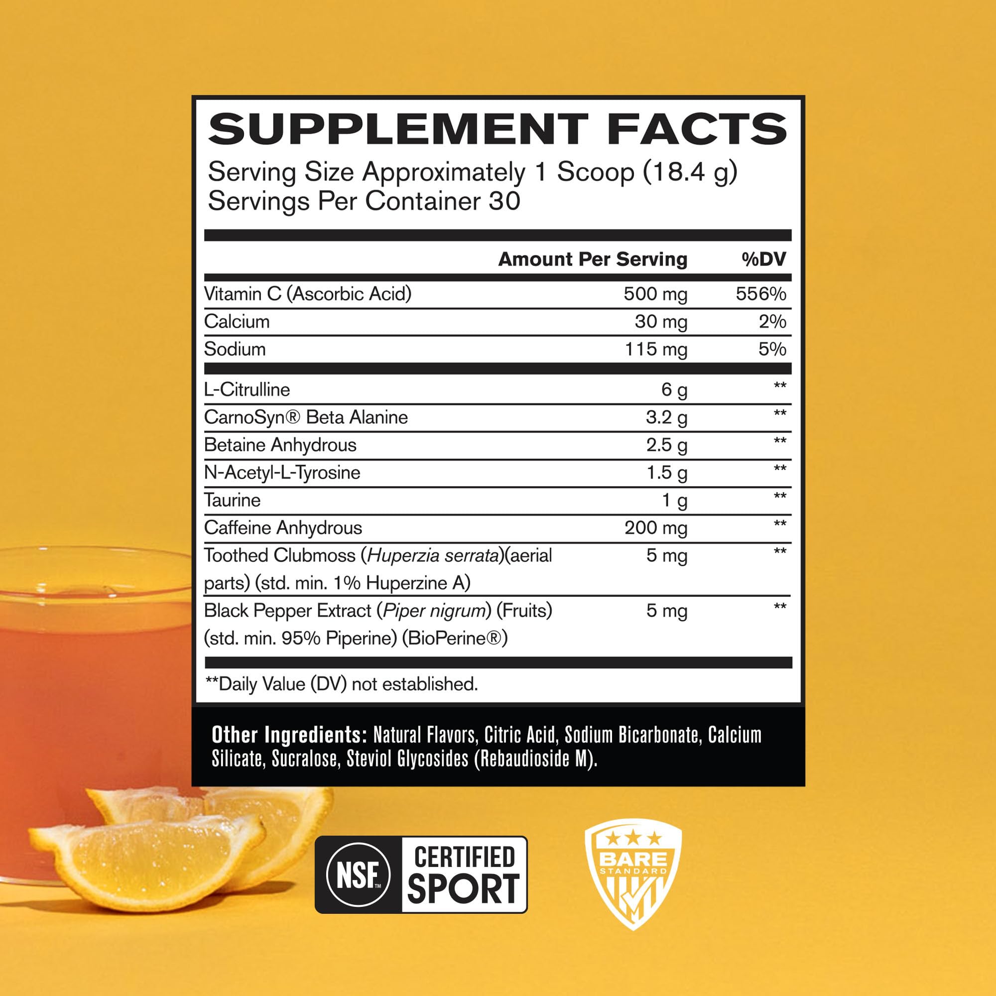 Flight Pre Workout Supplement by BARE | Energy & Focus

