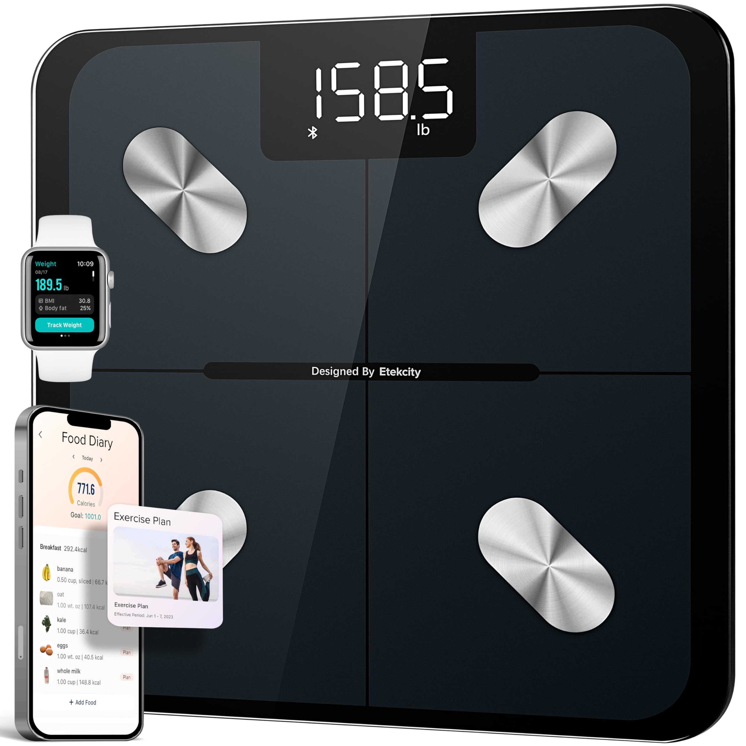 Etekcity Smart Scale with VeSync App BMI & Body Fat

