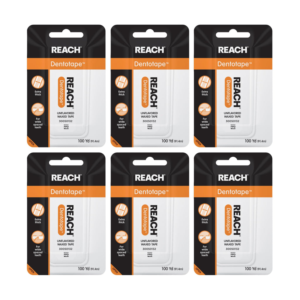 Reach Dentotape Waxed Dental Floss Tape

