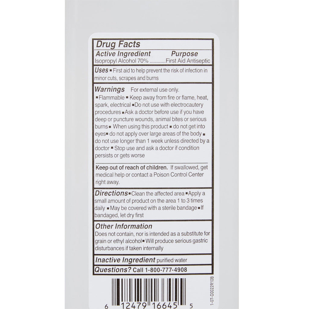McKesson 70% Isopropyl Alcohol USP - First Aid Antiseptic

