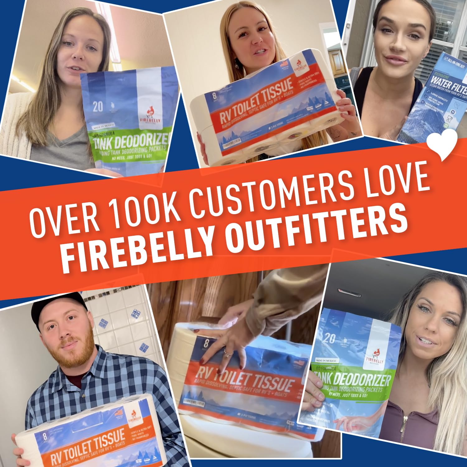 Firebelly Outfitters RV Toilet Paper - Septic Safe

