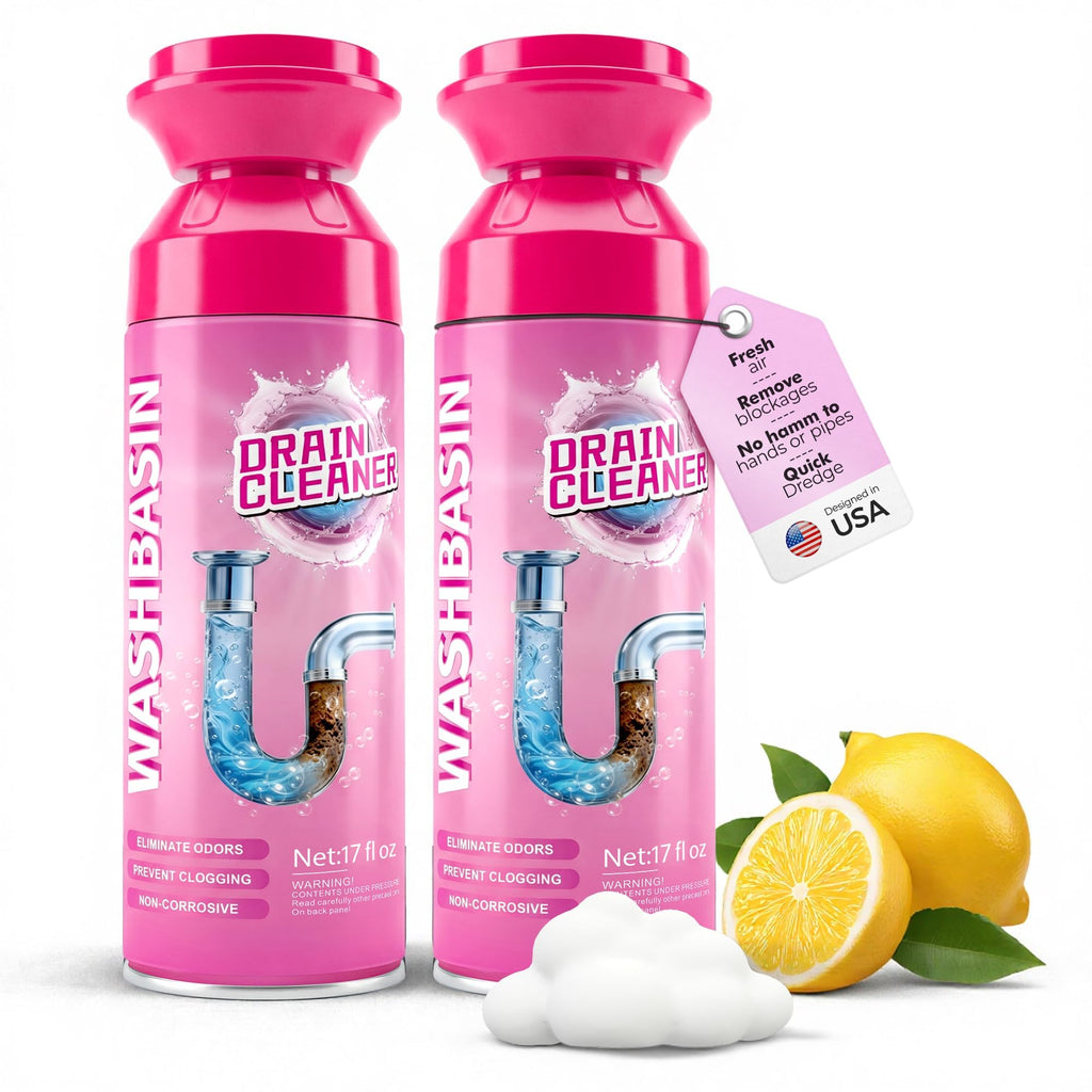 Foaming Drain Cleaner for Sinks & Drains - Hair & Odor

