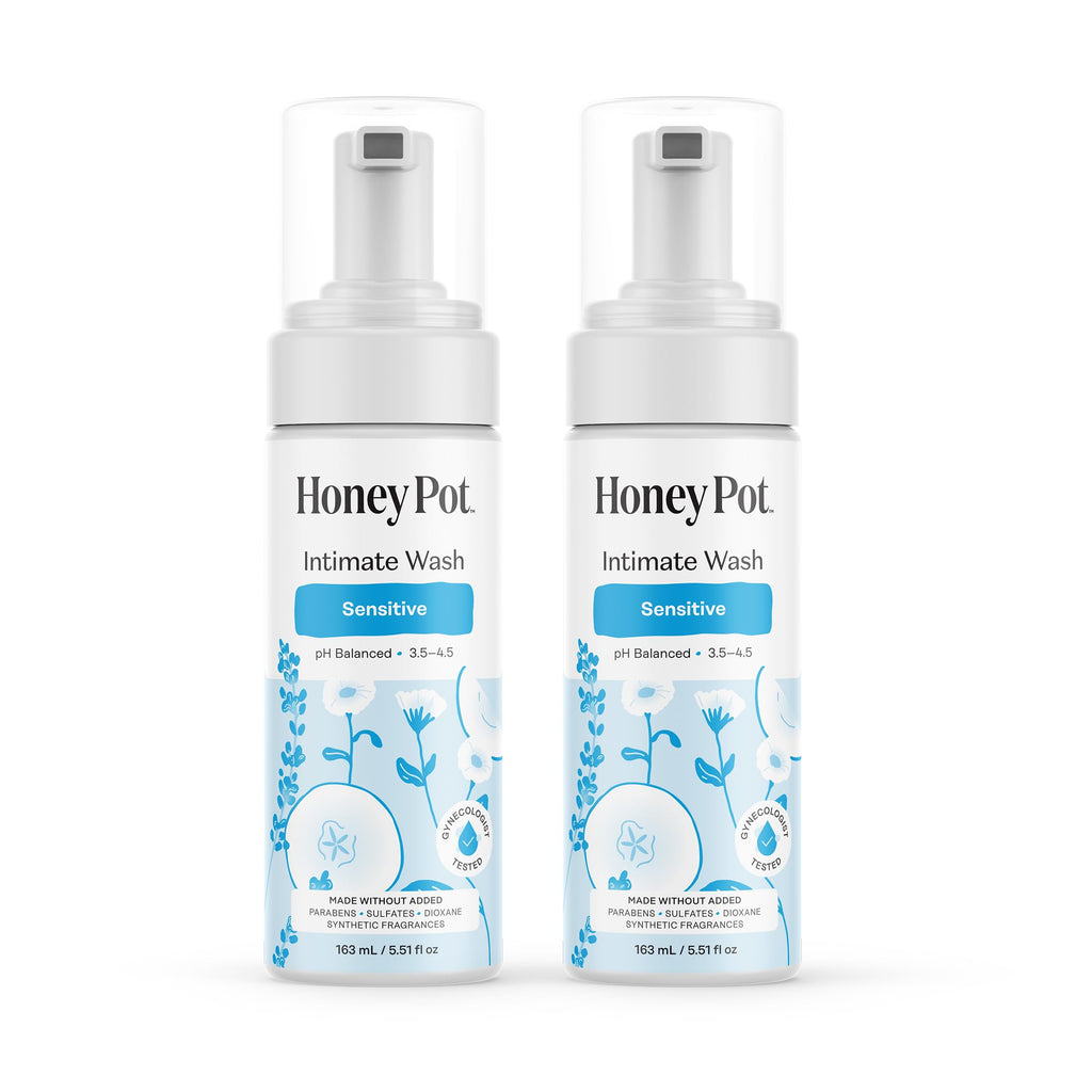 The Honey Pot Sensitive Feminine Wash - pH Balanced Plant-Based Cleanser