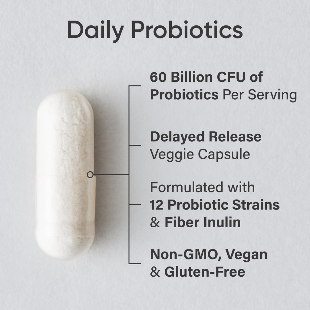 Sports Research Probiotics with Prebiotics Vegan Capsules

