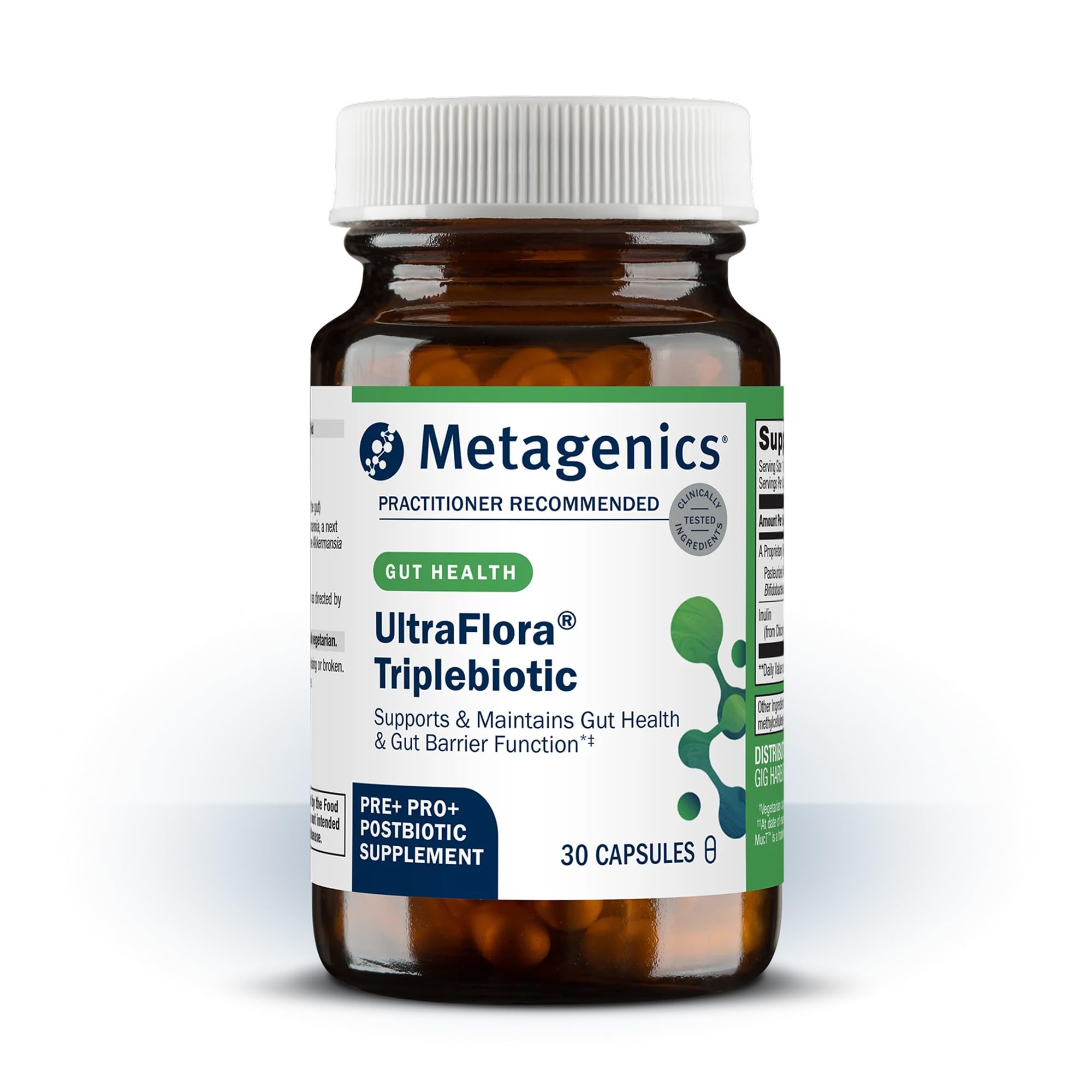 Metagenics UltraFlora Probiotic & Postbiotic Supplement

