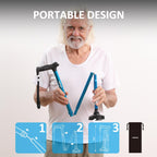 Walking Cane REHAND Foldable Adjustable Self-Standing Pivot


