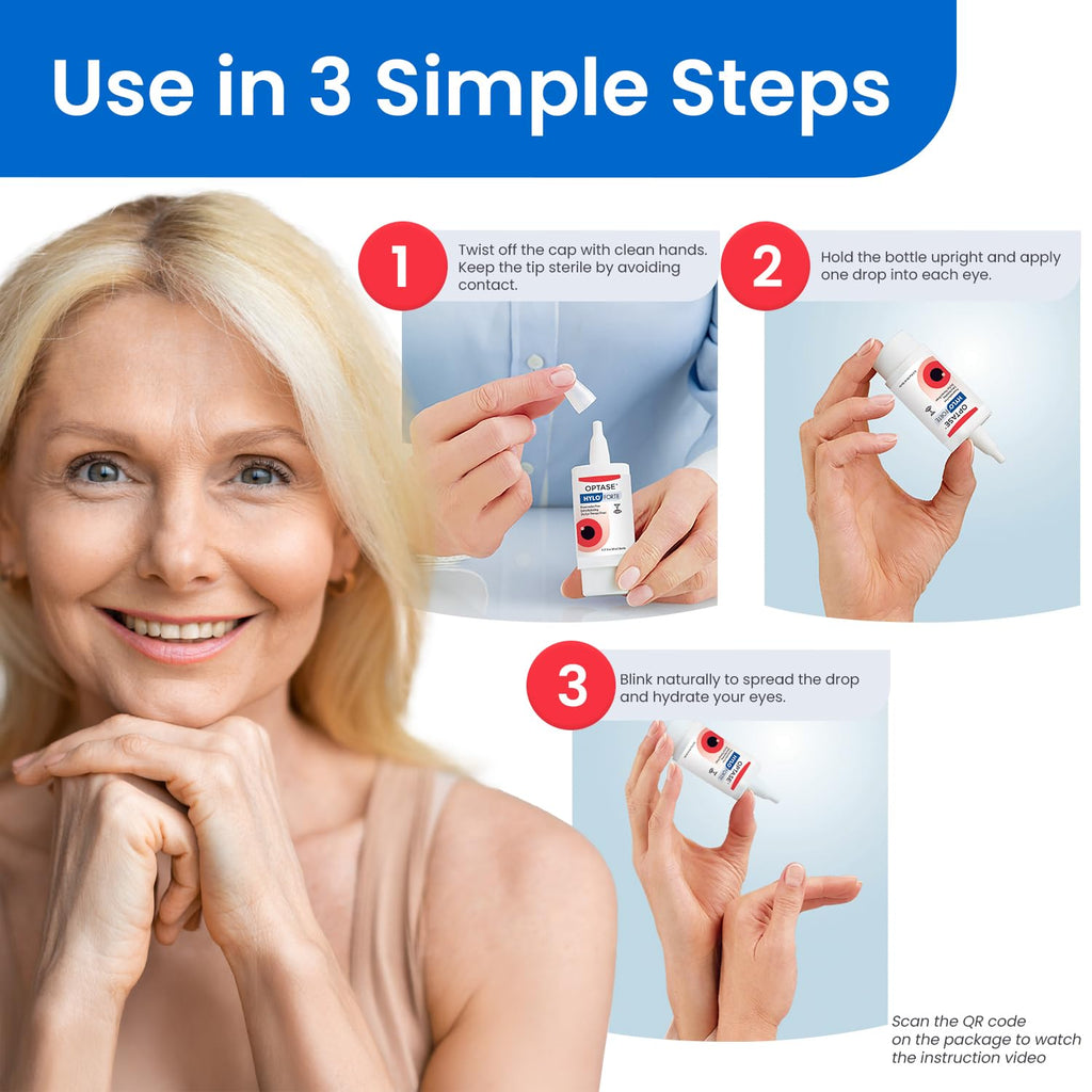 Optase HYLO Forte Preservative-Free Eye Solution for Contacts

