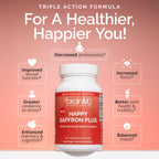 BrainMD Happy Saffron Plus Saffron Curcumin Zinc | Vegan

