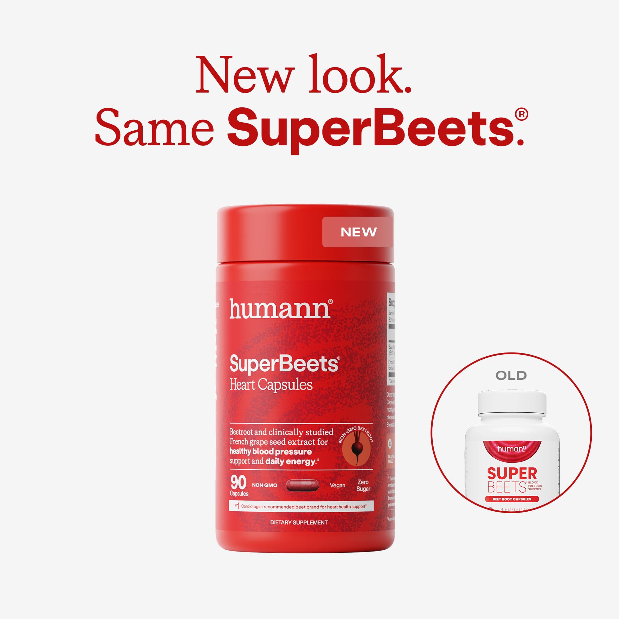 Humann SuperBeets Beet Root Capsules 1000mg

