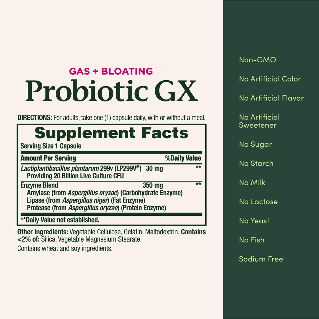 Nature's Bounty Probiotic GX Digestive Health

