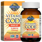 Vitamin D3 Garden of Life 5000 IU Raw Whole Food Supplement

