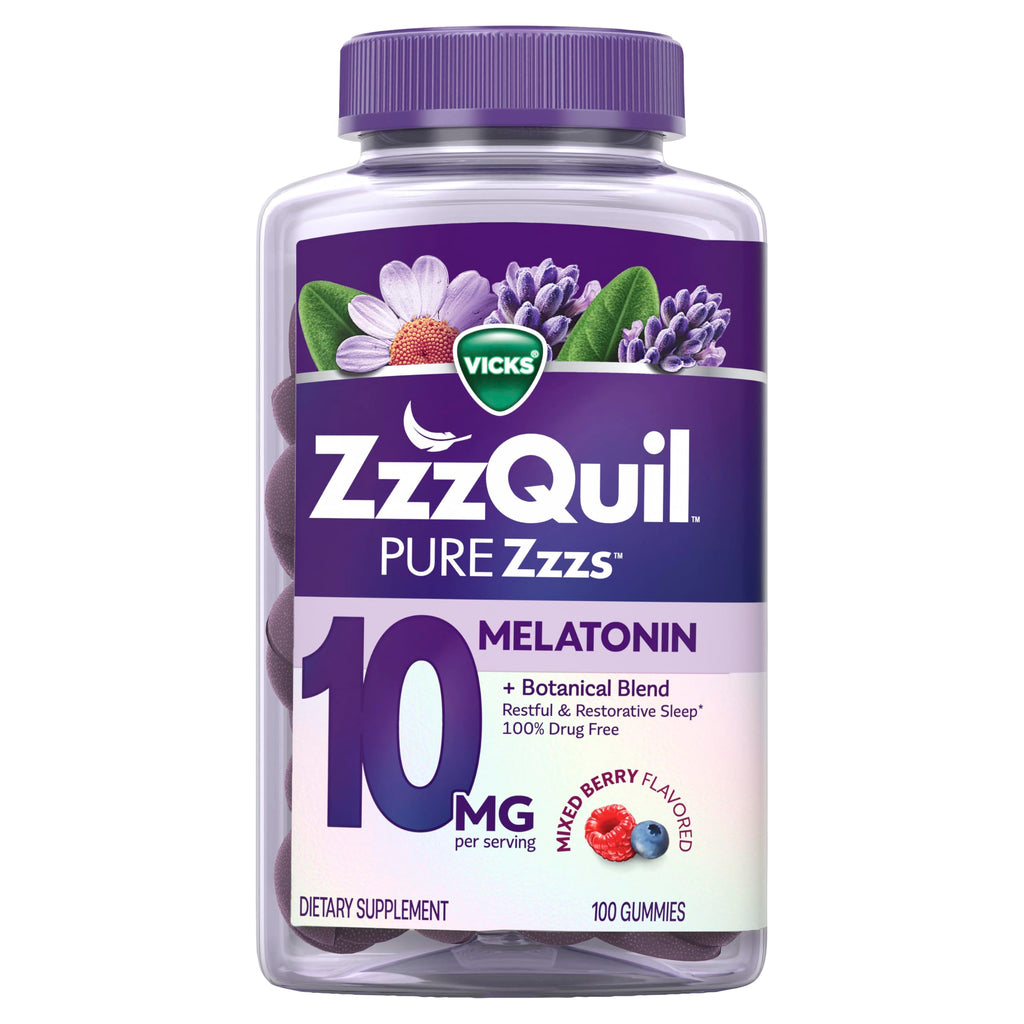 ZzzQuil PURE Zzzs Melatonin Gummies Berry | Chamomile

