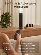 Waterless Diffuser with Hotel-Inspired Oils for Large Spaces

