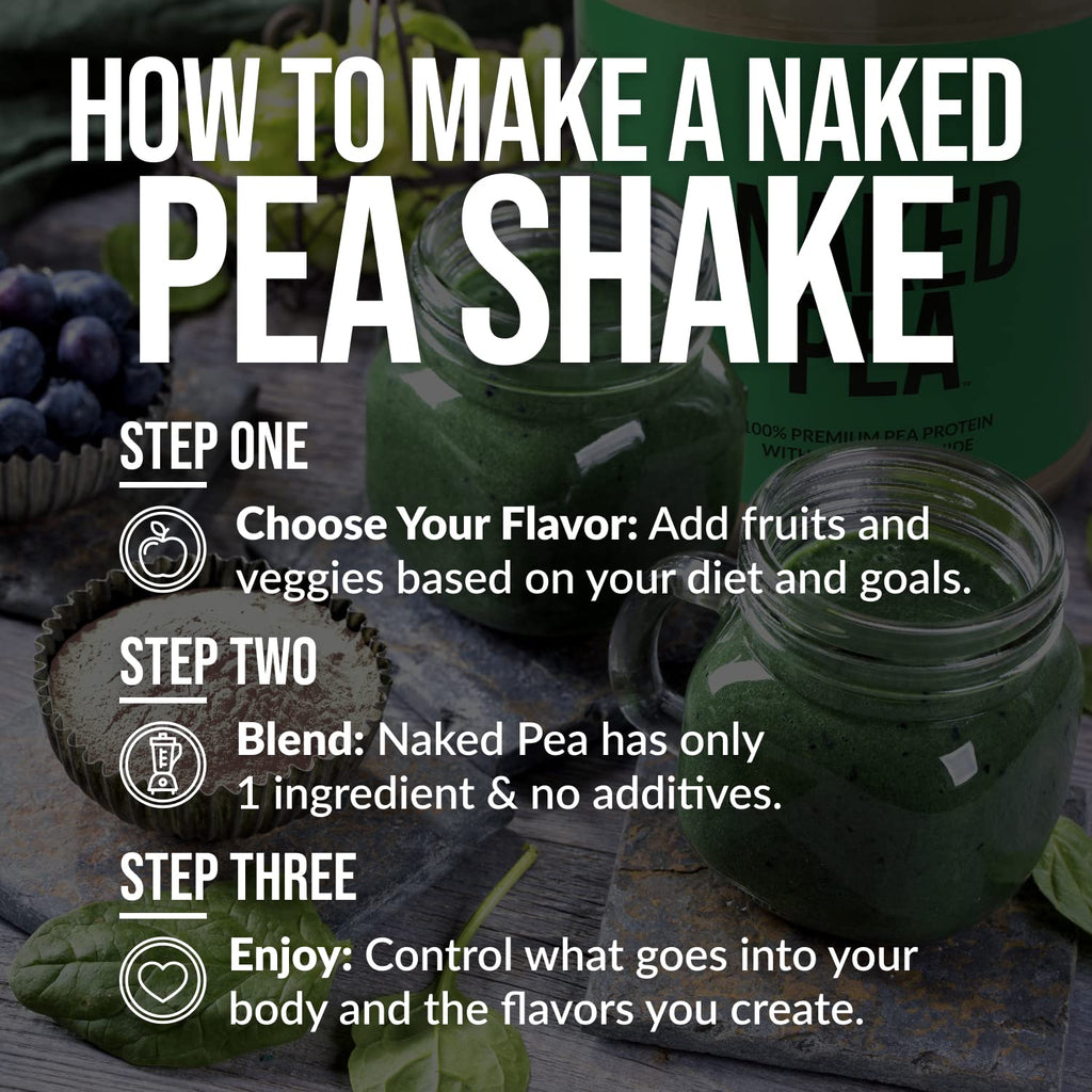 NAKED Pea Protein Powder - 100% Pea Protein Isolate

