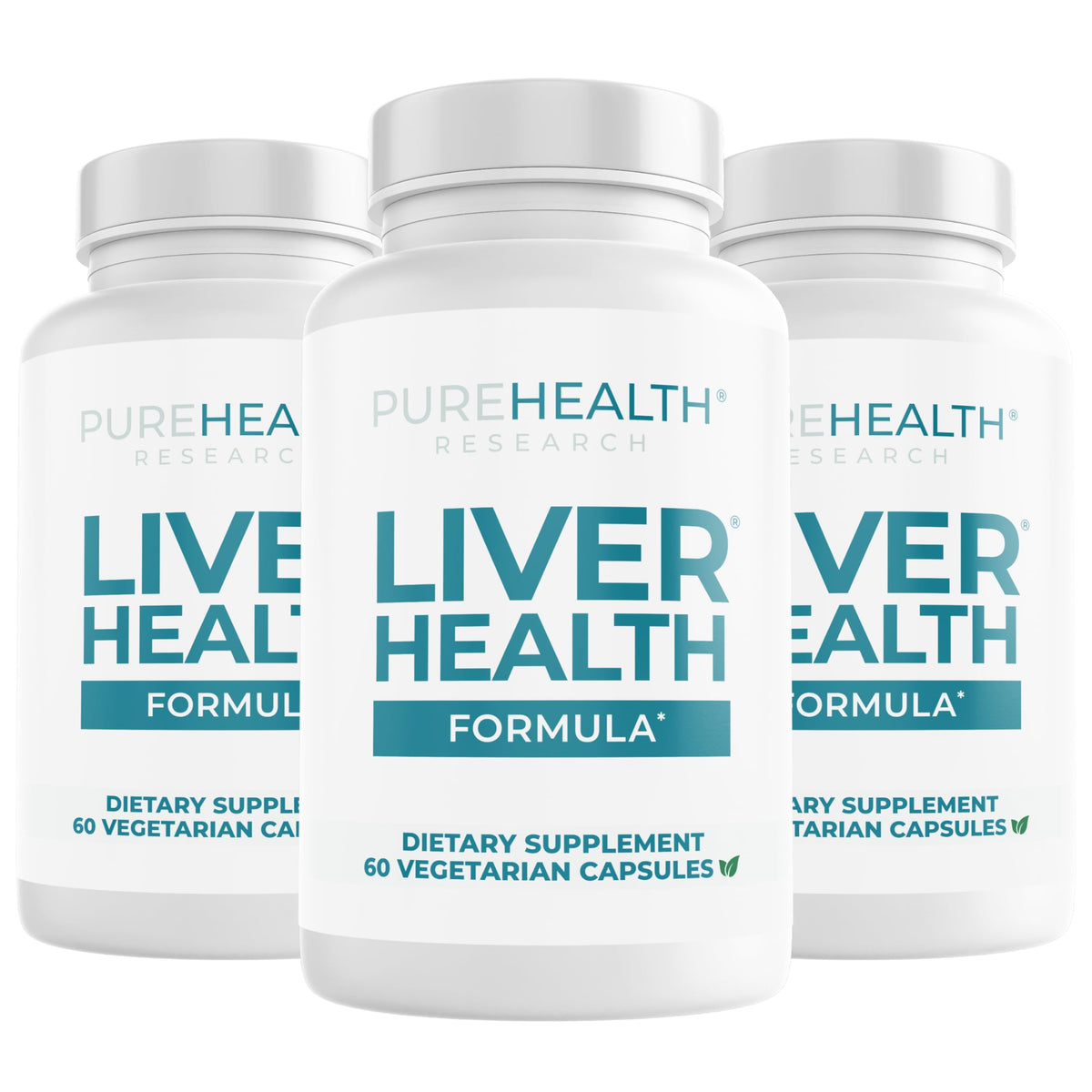 PUREHEALTH RESEARCH Liver Health Detox & Repair Supplement with Milk Thistle & Turmeric