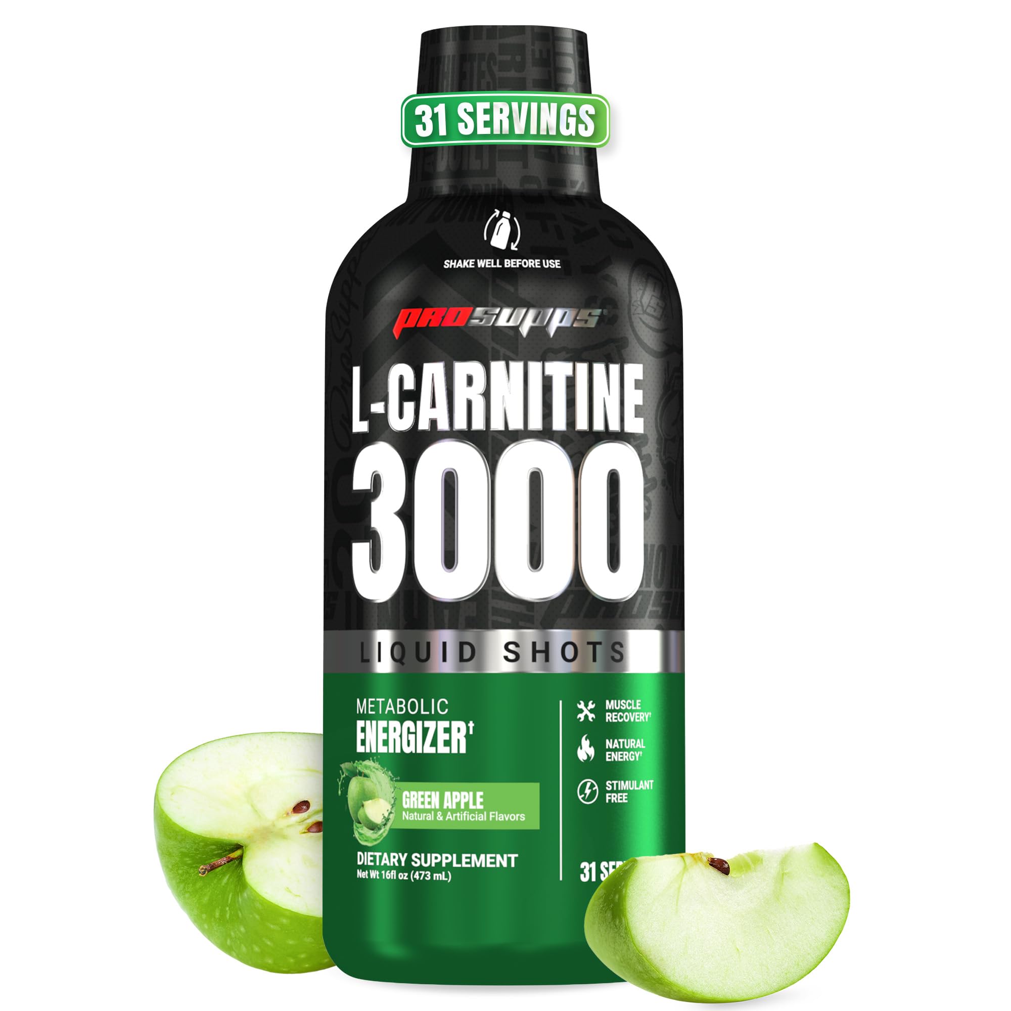 ProSupps L-Carnitine Liquid Shot – Stimulant-Free Energy & Recovery