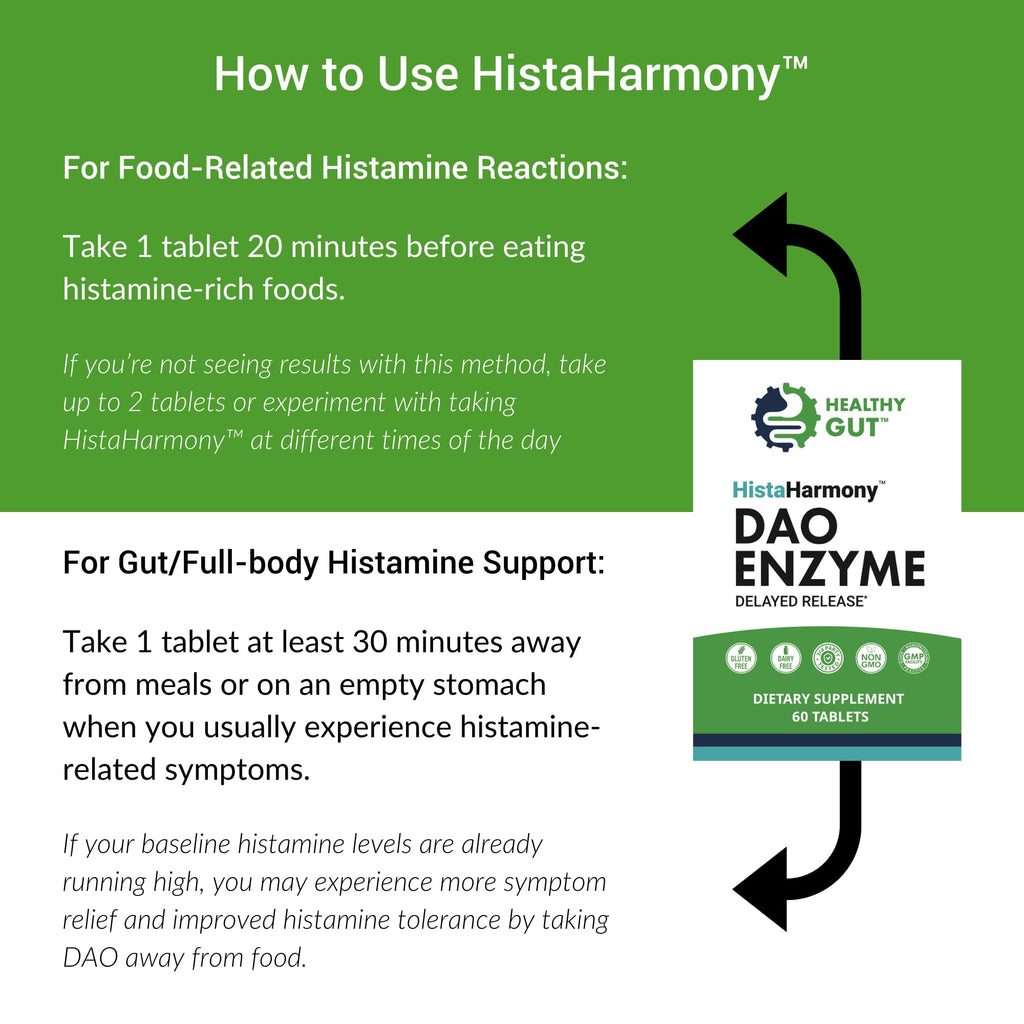 Healthy Gut HistaHarmony Enzyme Supplement | Delayed Release

