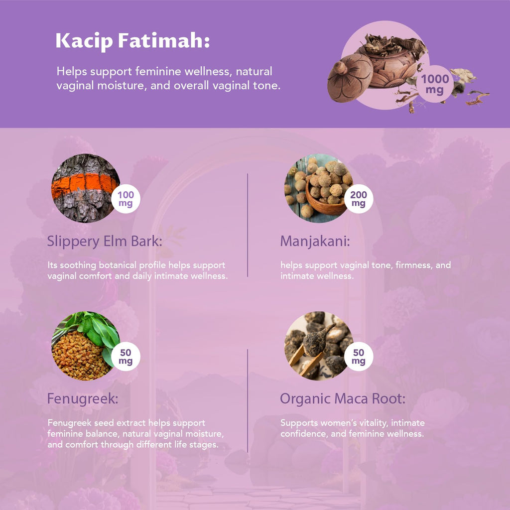 Vaginal Tightening Capsules for Women - Herbal Kacip Fatimah

