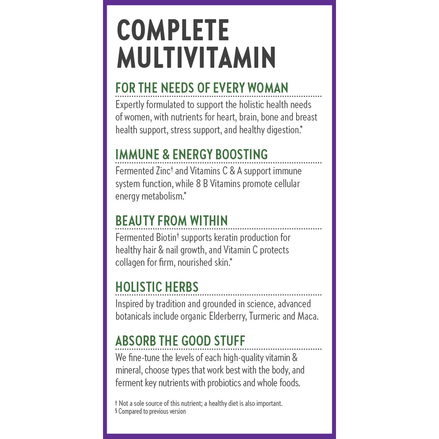New Chapter Multivitamin: Every Woman's One Daily

