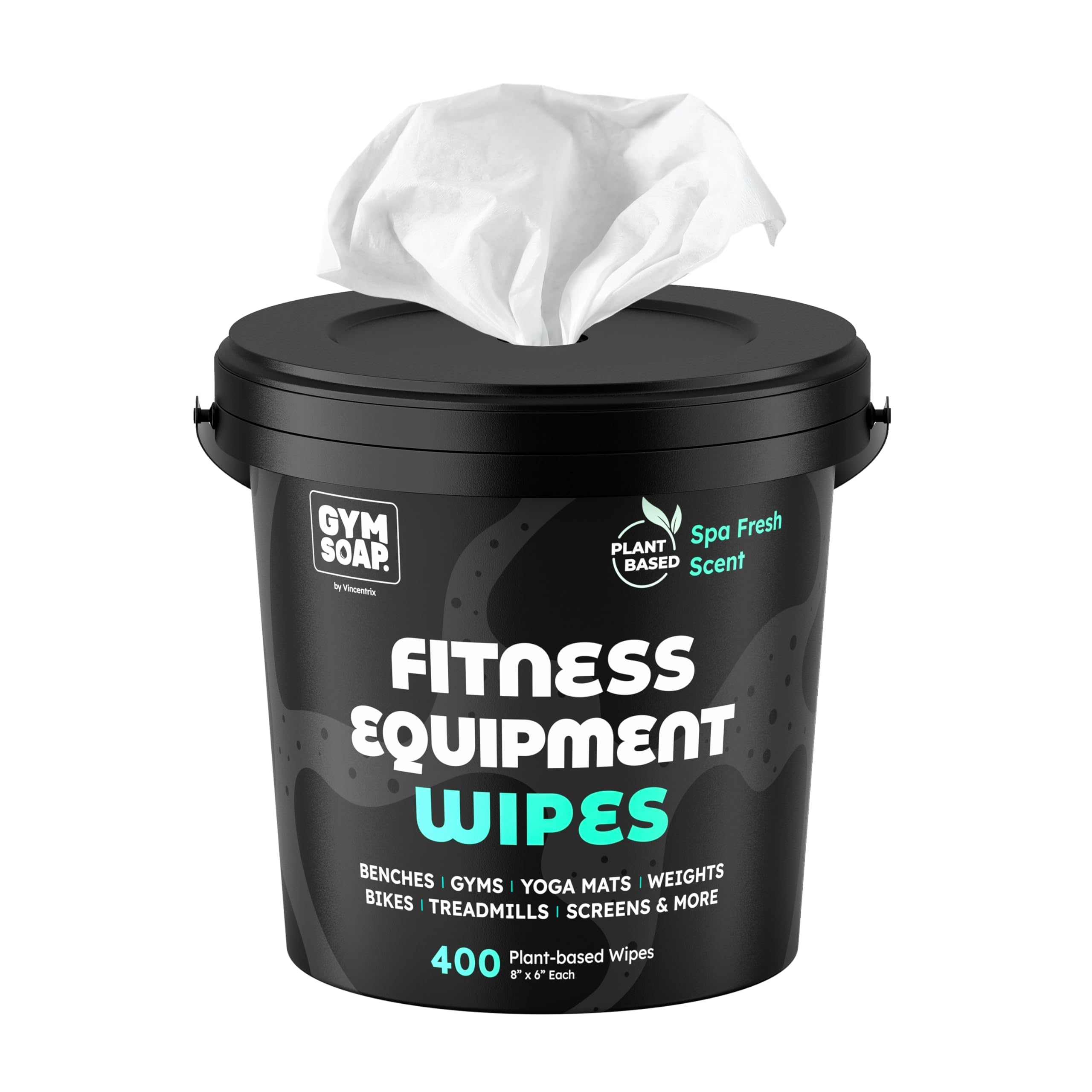 GymSoap Plant-Based Gym Equipment Wipes

