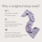 Nodpod Gentle Pressure Sleep Mask | Weighted Comfort

