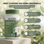 Rhodiola Rosea Adaptogen Supplement for Stress & Focus

