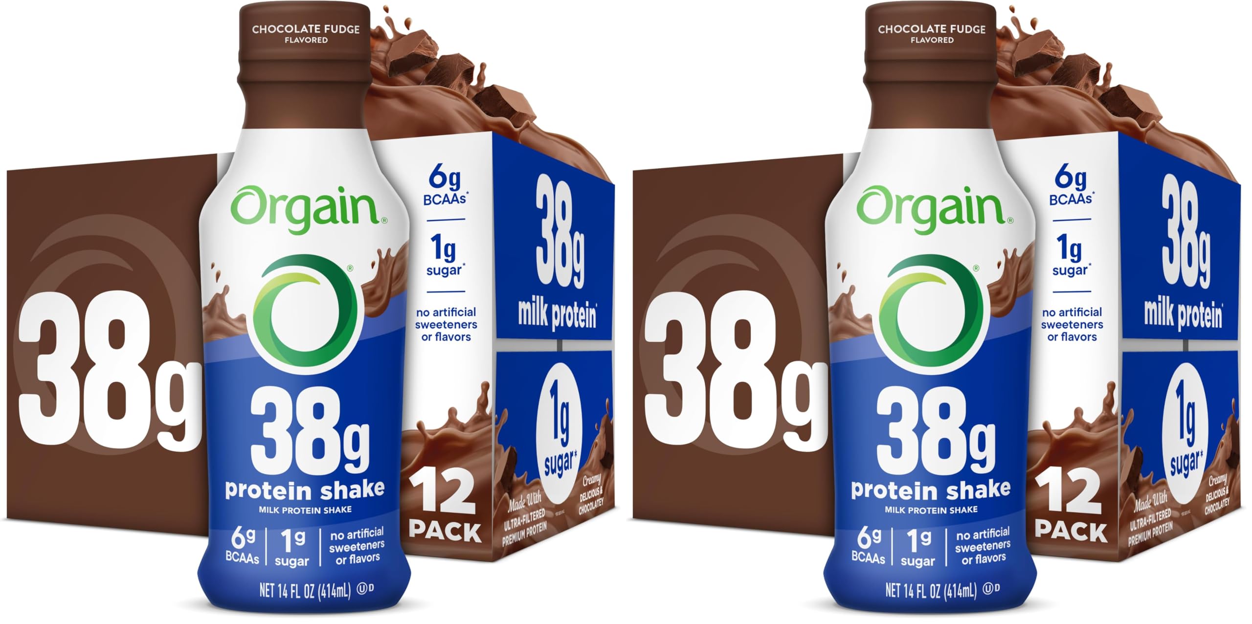 Orgain 38g High Protein Shake Dairy Isolate Milk