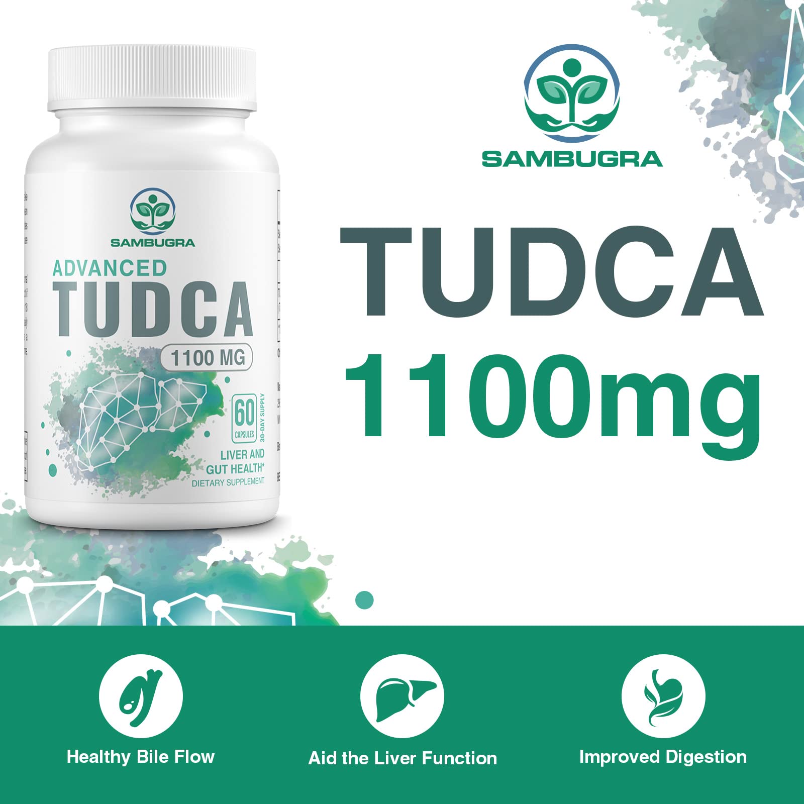 Sambugra TUDCA Liver Support | Detox & Digestive Health

