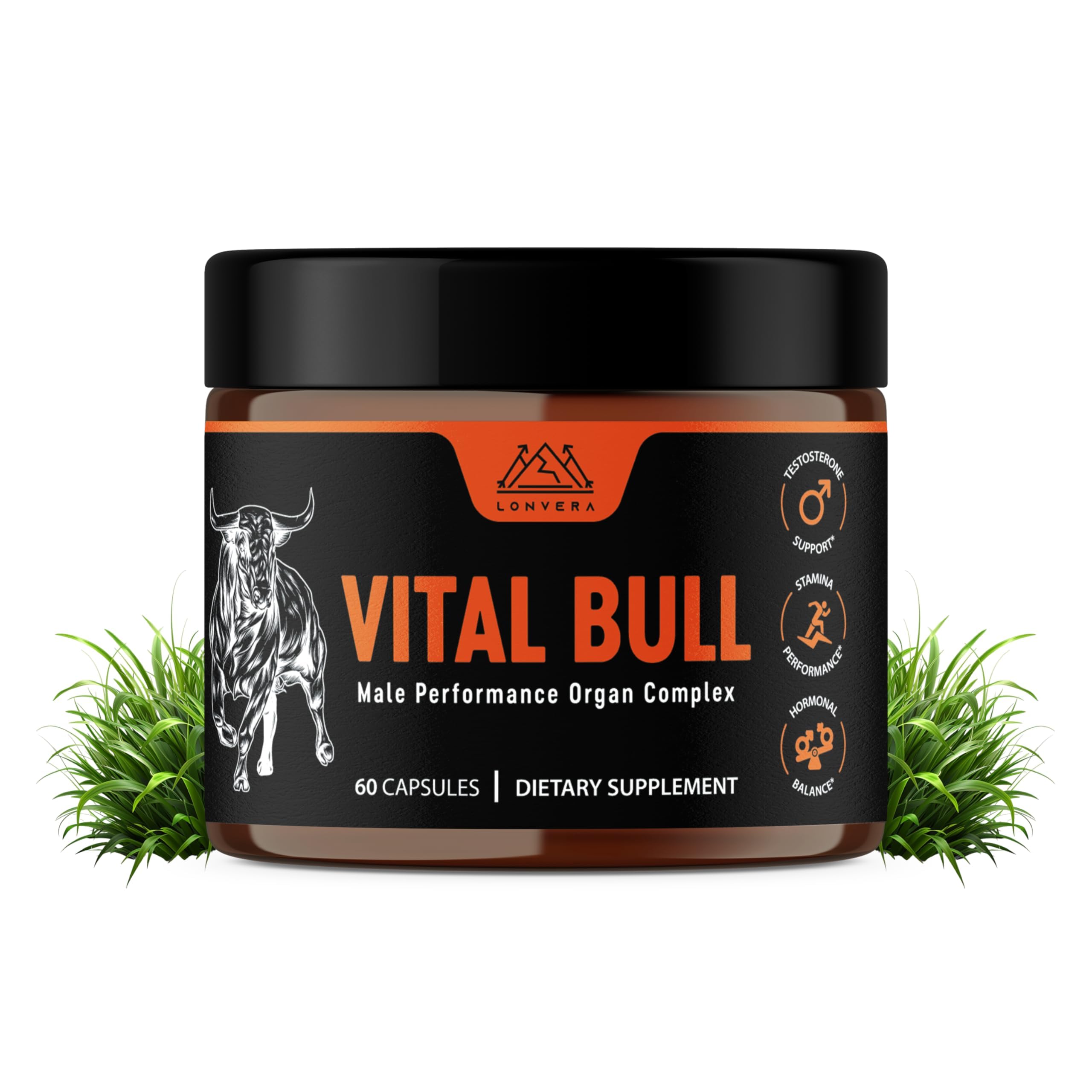 Vital Bull Beef Organ Supplement for Men | Freeze-Dried


