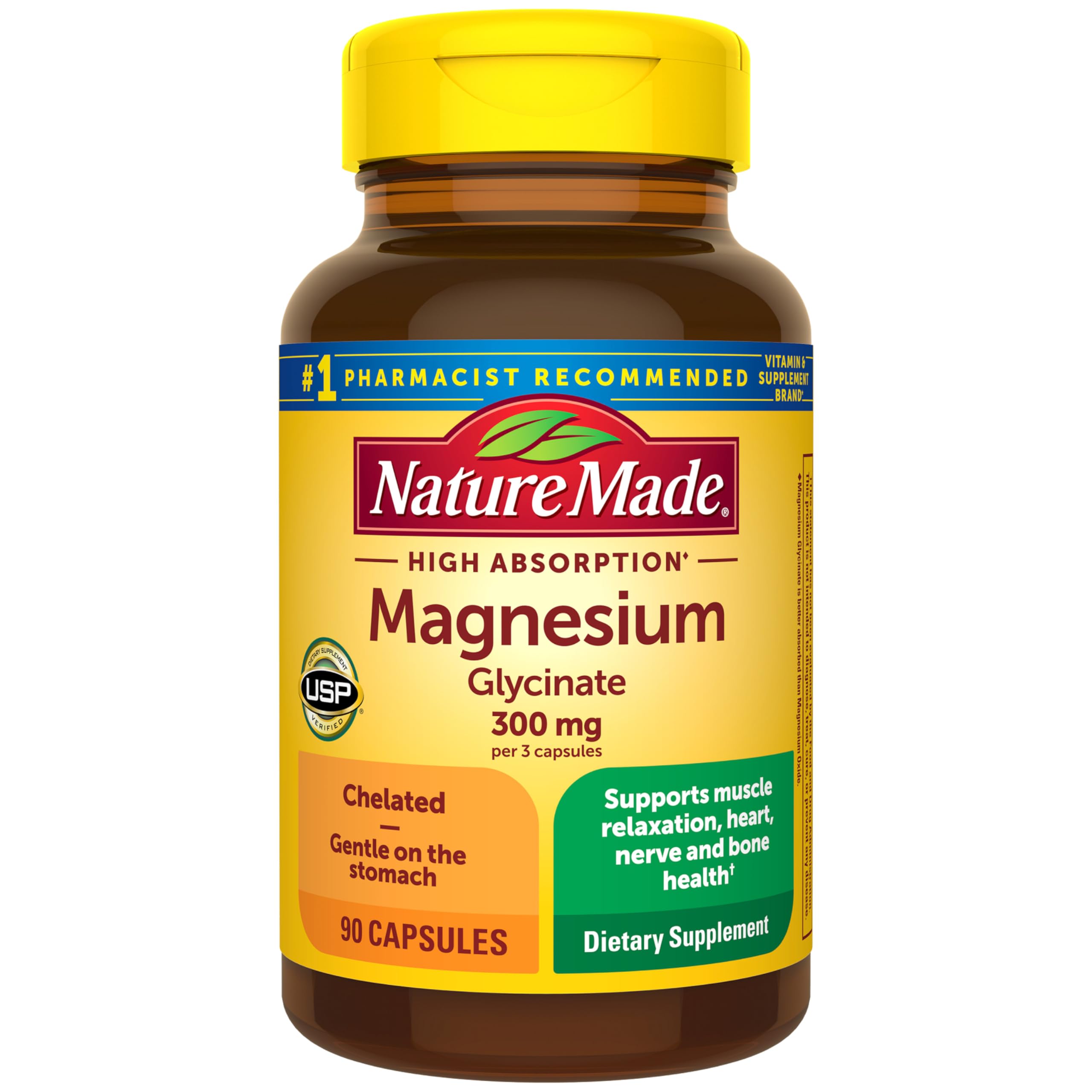 Nature Made Magnesium Glycinate Supplement | High Absorption

