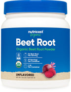 Nutricost Organic Beet Root Powder - USDA Organic, Vegan, Non-GMO