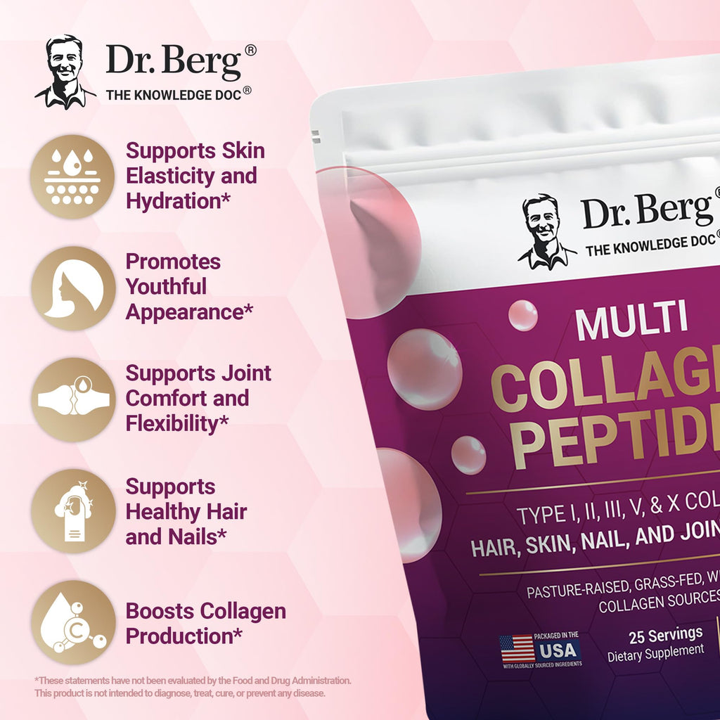 Dr. Berg Collagen Peptides Powder | Premium Formula

