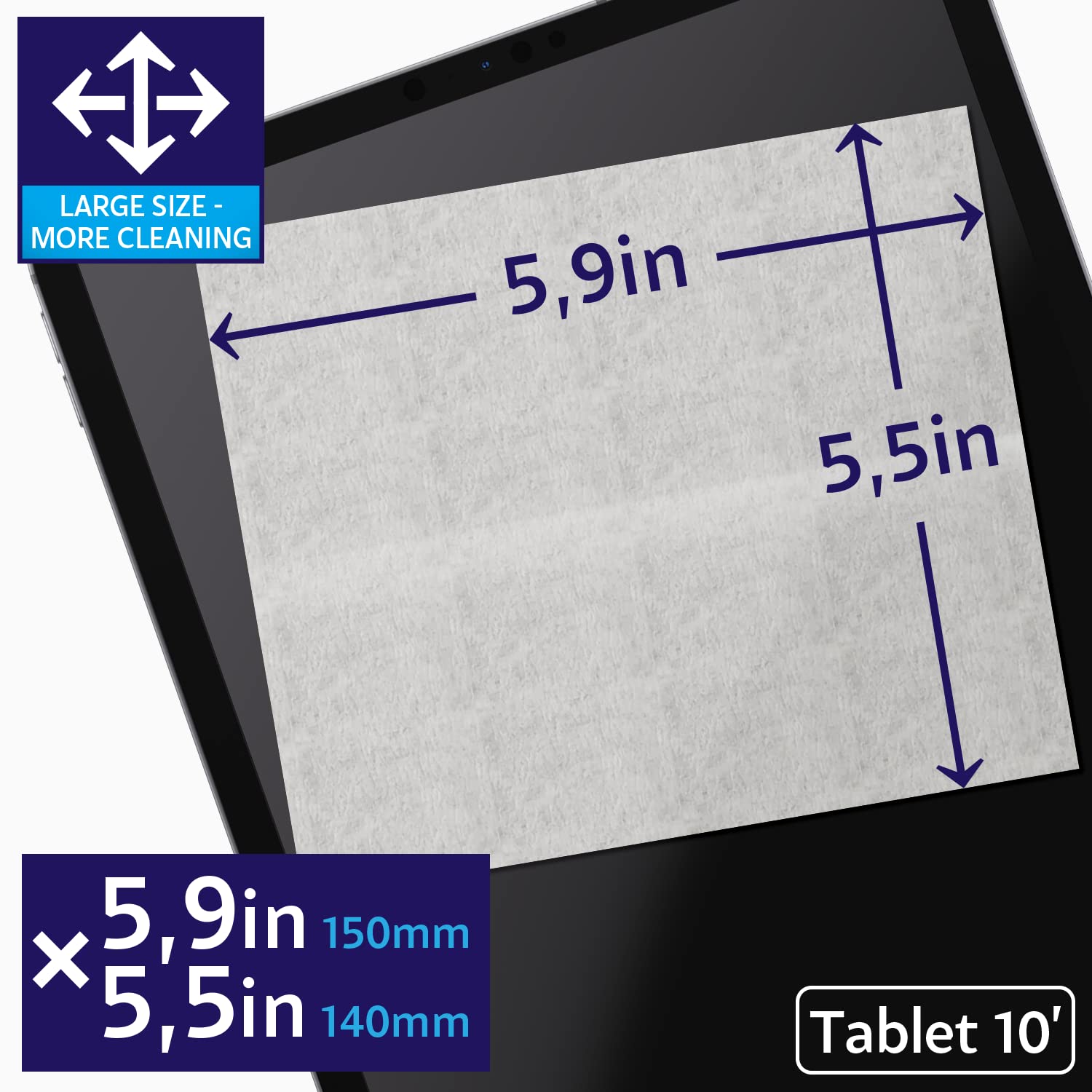 Lens Cleaner Wipes for Eyeglasses & Screens - EU Made

