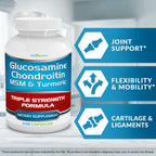 VitaBreeze Glucosamine Chondroitin MSM Turmeric Supplement

