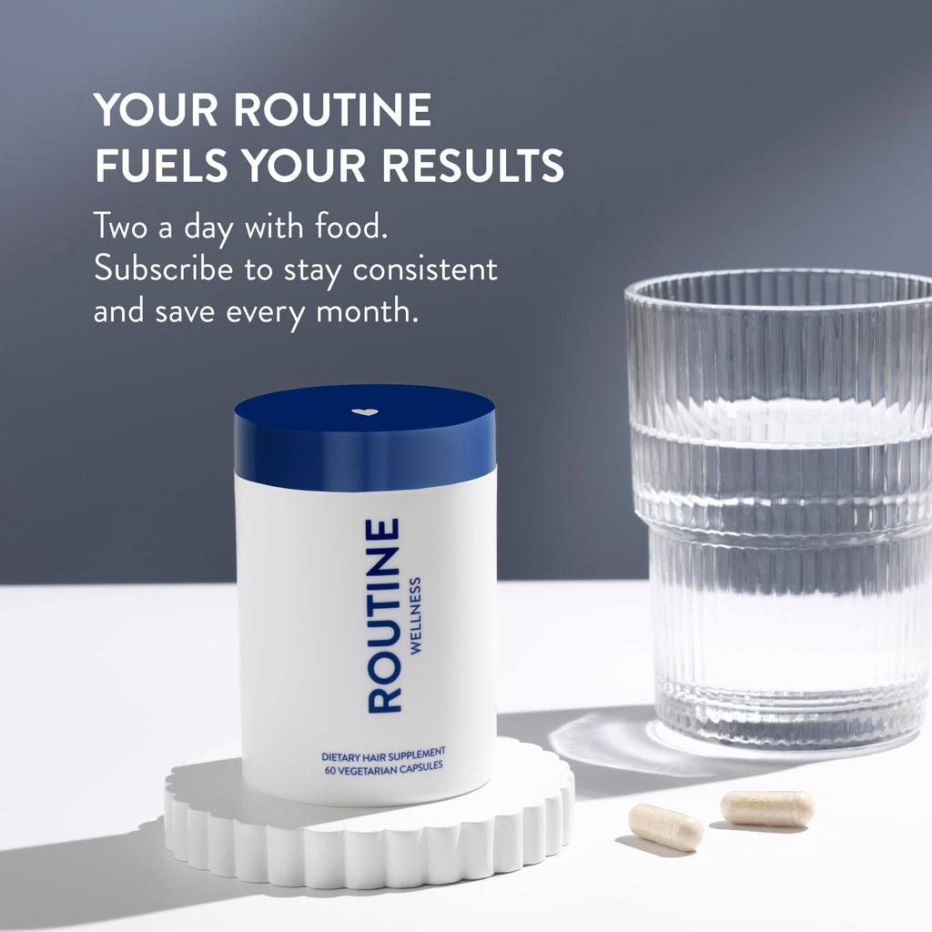Routine Wellness Hair Growth Supplement Biotin and Nutrients


